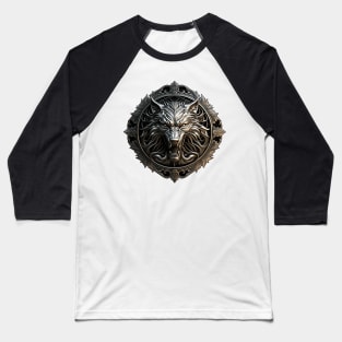 School of the Wolf medallion Baseball T-Shirt